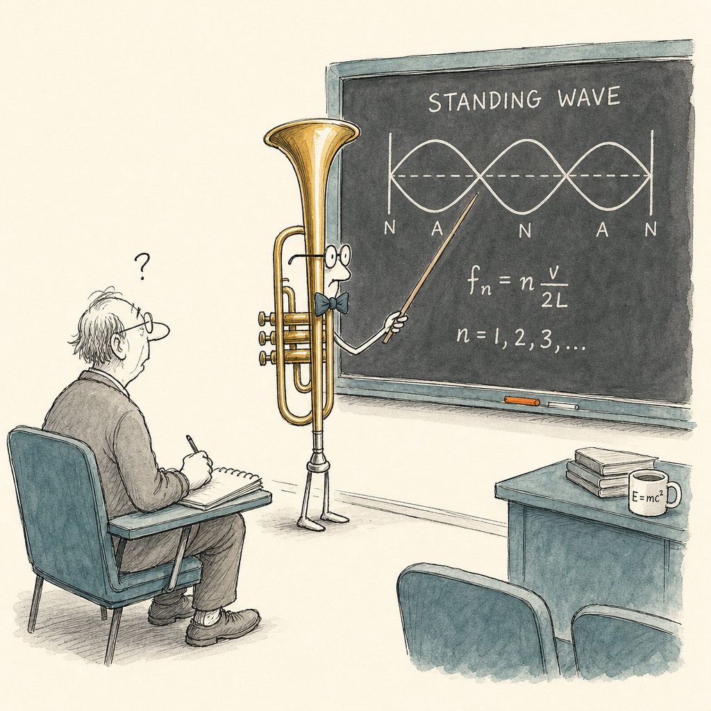 How a Trumpet Actually Makes Sound