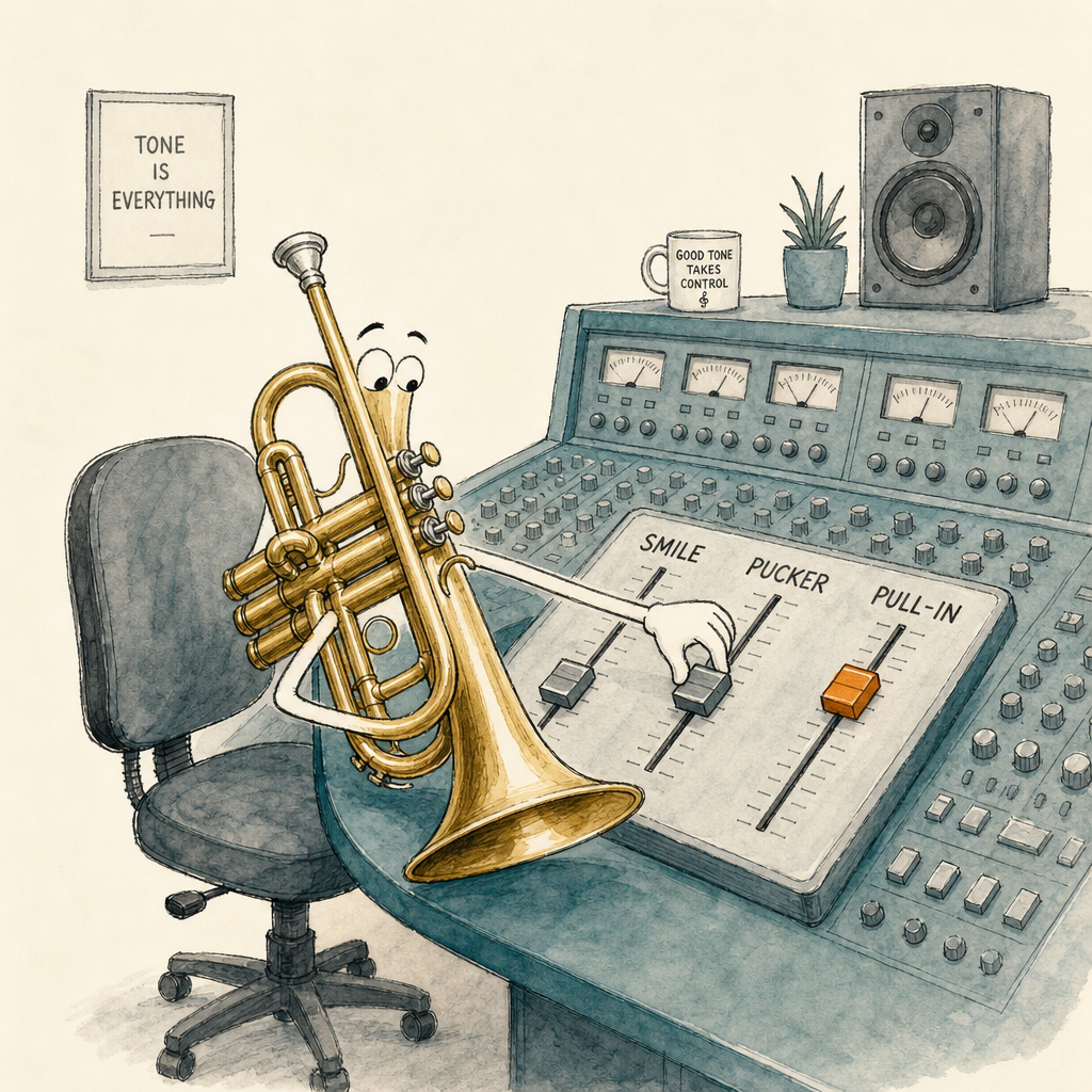 Lip Compression on Trumpet